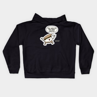 S'mores work out design Kids Hoodie